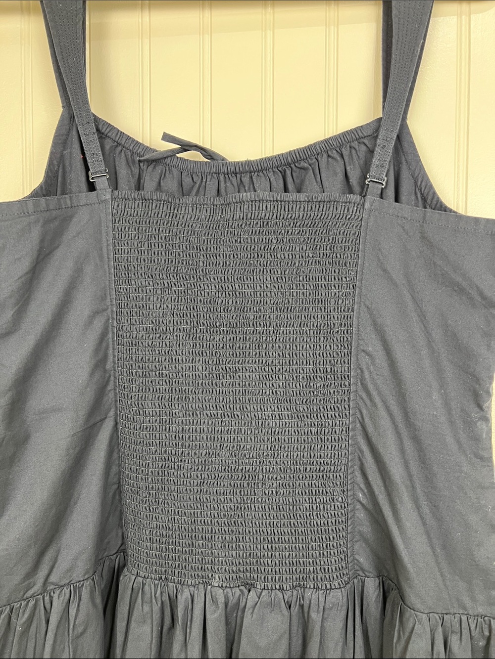 NWT Aritzia Sunday Best 100% Cotton Strudel Poplin Dress Black Size XL - Picture 8 of 12